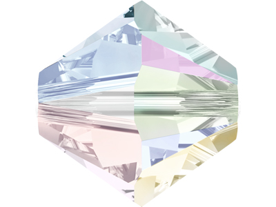 Swarovski Doppelkegel Perlen 5328 4mm Crystal AB